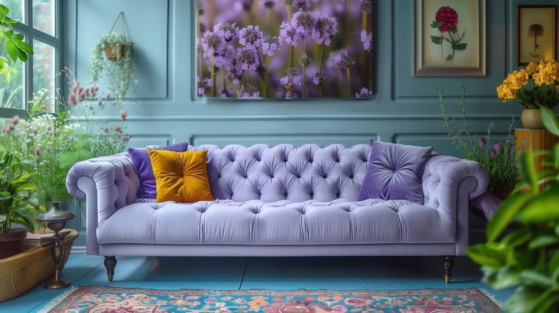 digital lavender style interior